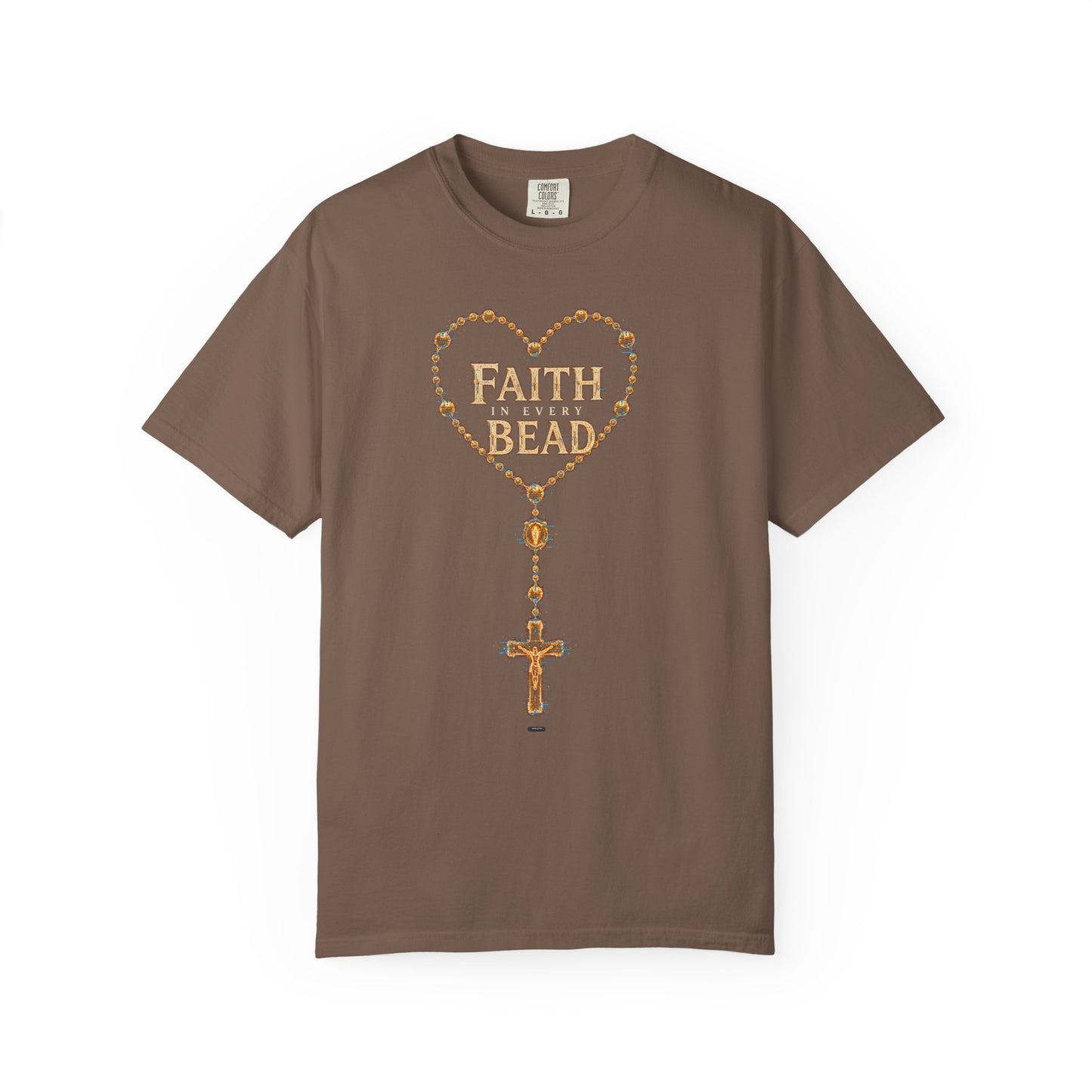 DigitalDivine: FAITH On Every Bead Religious Tee