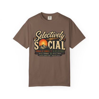 Selectively Social — Vintage Introvert T-Shirt