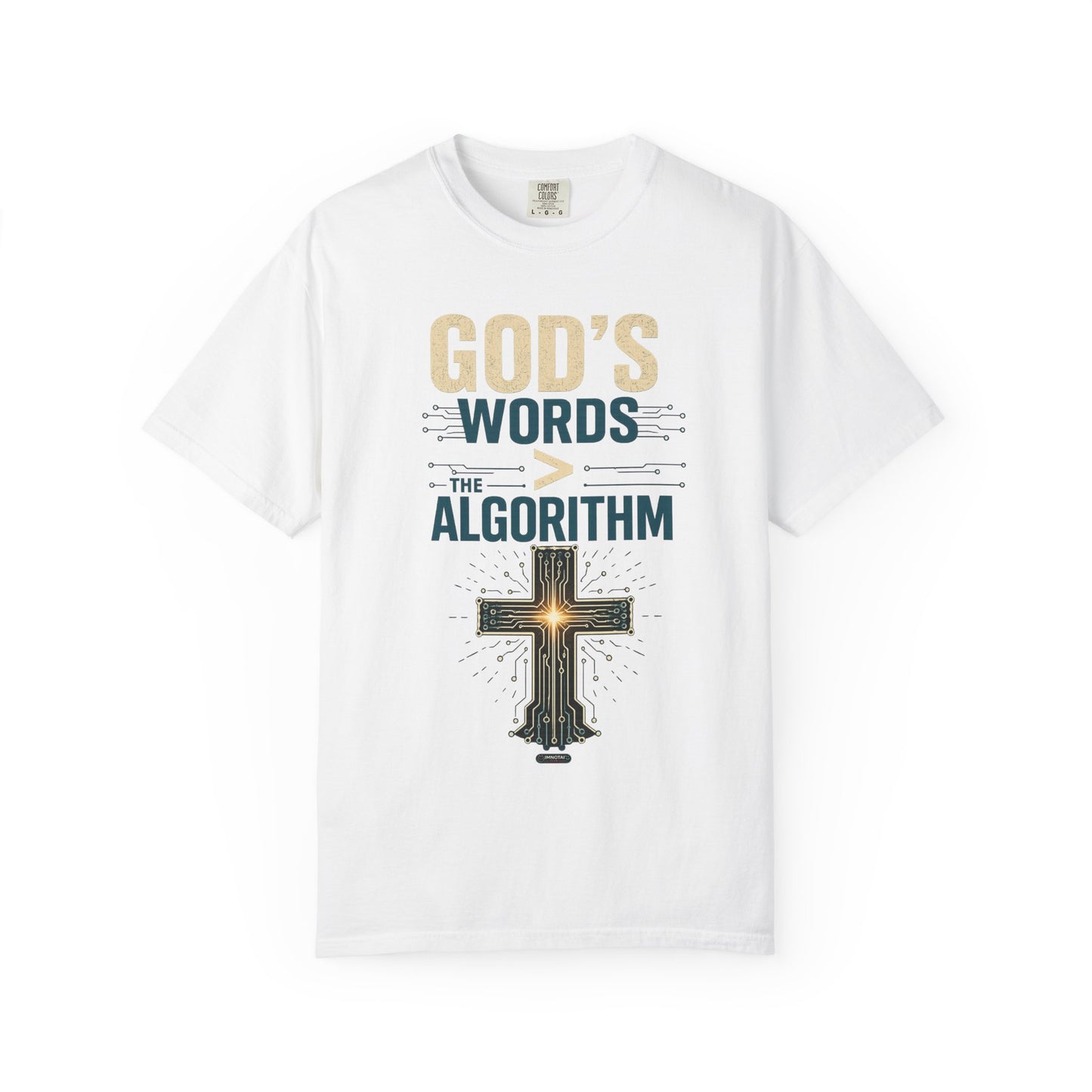 DigitalDivine: GOD'S WORDS > THAN ALGORITHM T-Shirt