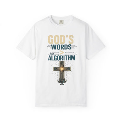 DigitalDivine: GOD'S WORDS > THAN ALGORITHM T-Shirt