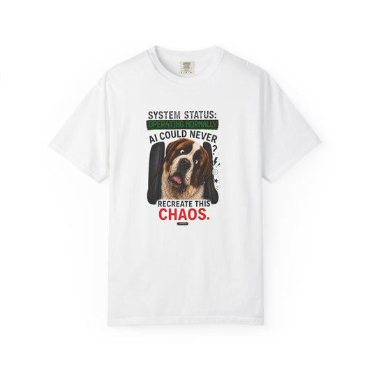 DOG St. Bernard: AI Could Never Recreate This Chaos T-Shirt