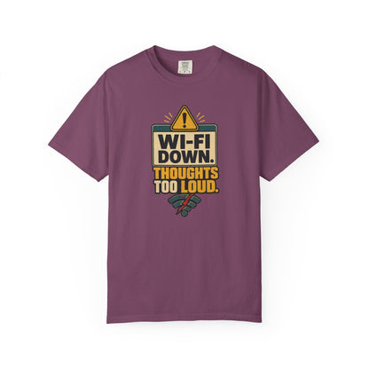Wi‑Fi Down Funny Internet Error Graphic Tee