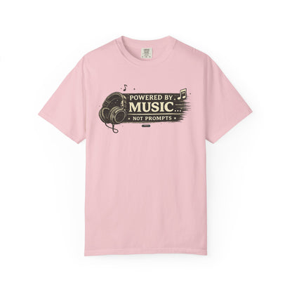 Music: Headphones Graphic "Not Prompts" T=Shirts