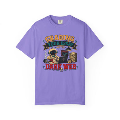 BTS: Grading Your Essay in the Dark Webb - Graphic Tee (Teacher / Parent Humor)