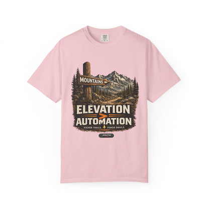 Mountains Elevation is GREATER Than Automation T-Shirt
