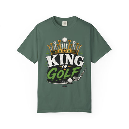 King of Golf T-Shirt — Crowned Golfer Graphic Tee