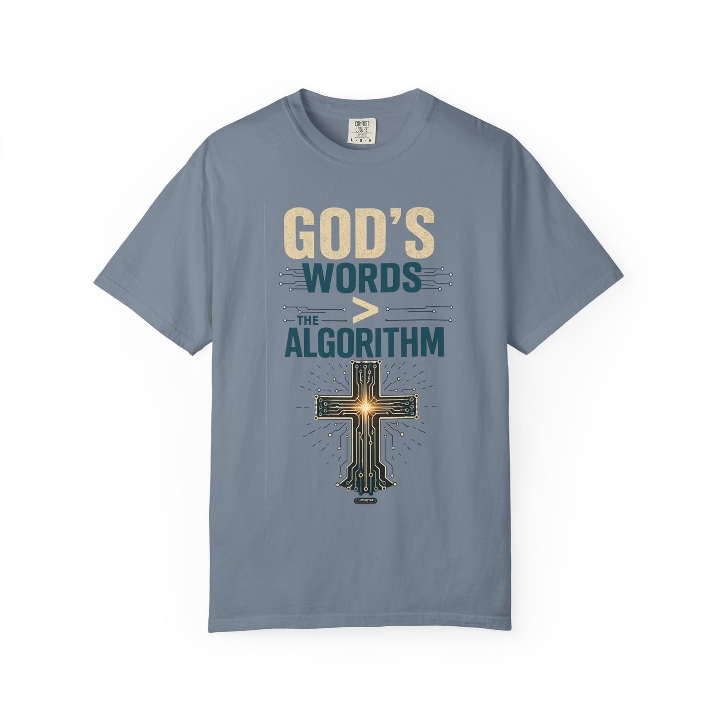 DigitalDivine: GOD'S WORDS > THAN ALGORITHM T-Shirt