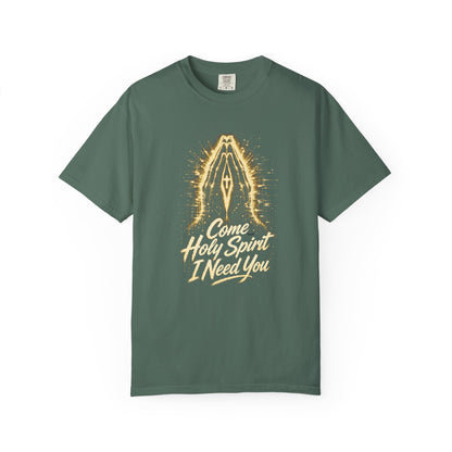 DigitalDivine: Come Holy Spirit I Need You Religious Tee