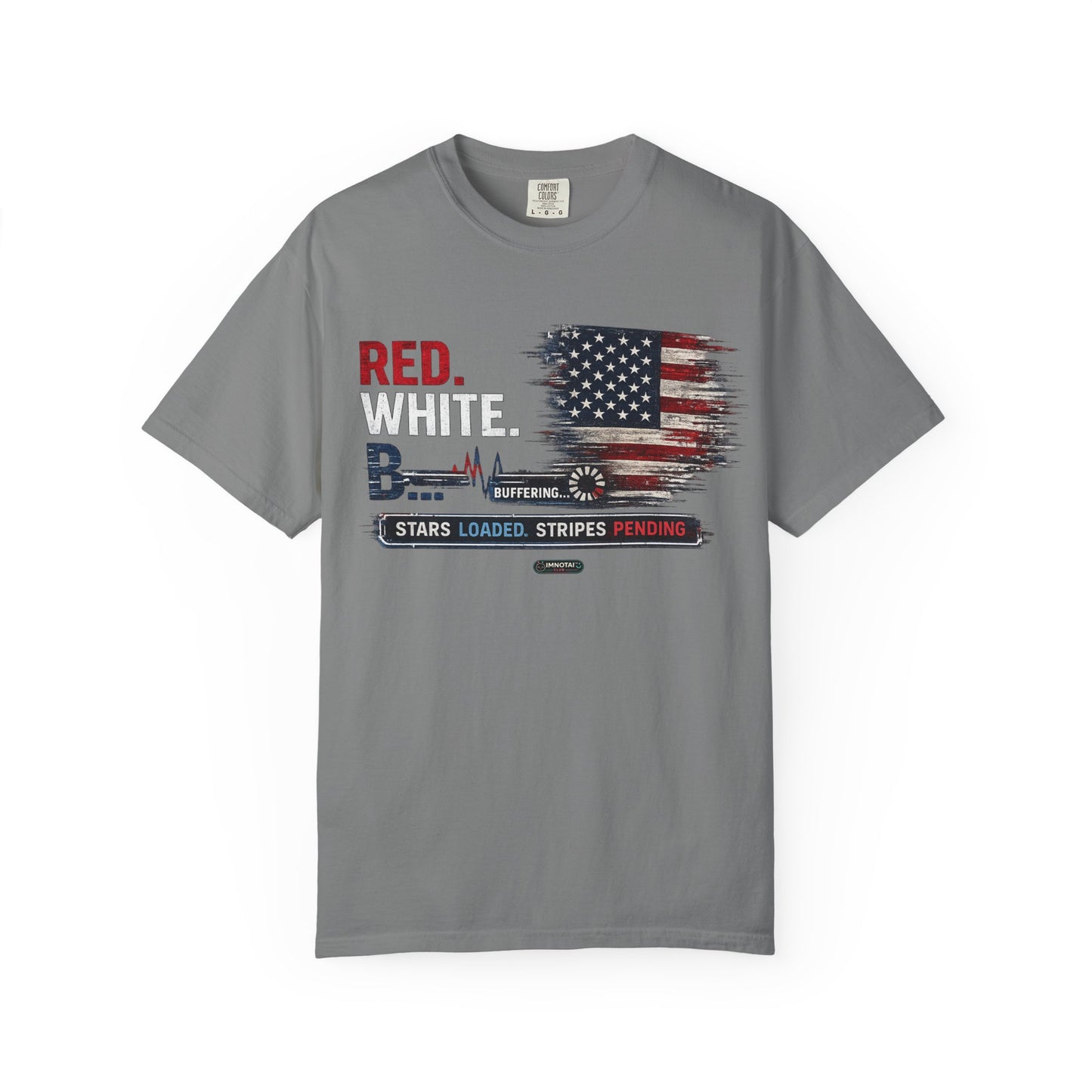 USA Distressed American Flag - Buffering