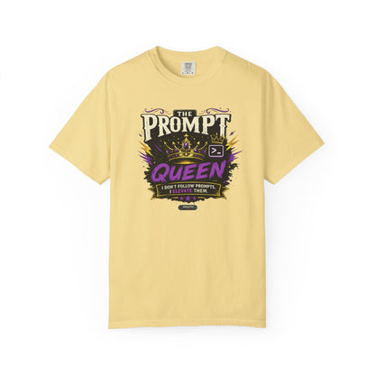 Prompt Queen" Graphic Tee with Crown Design