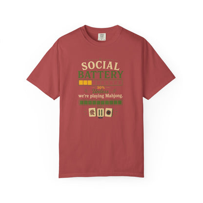 MAHJONG: Social Battery 30% T-Shirt
