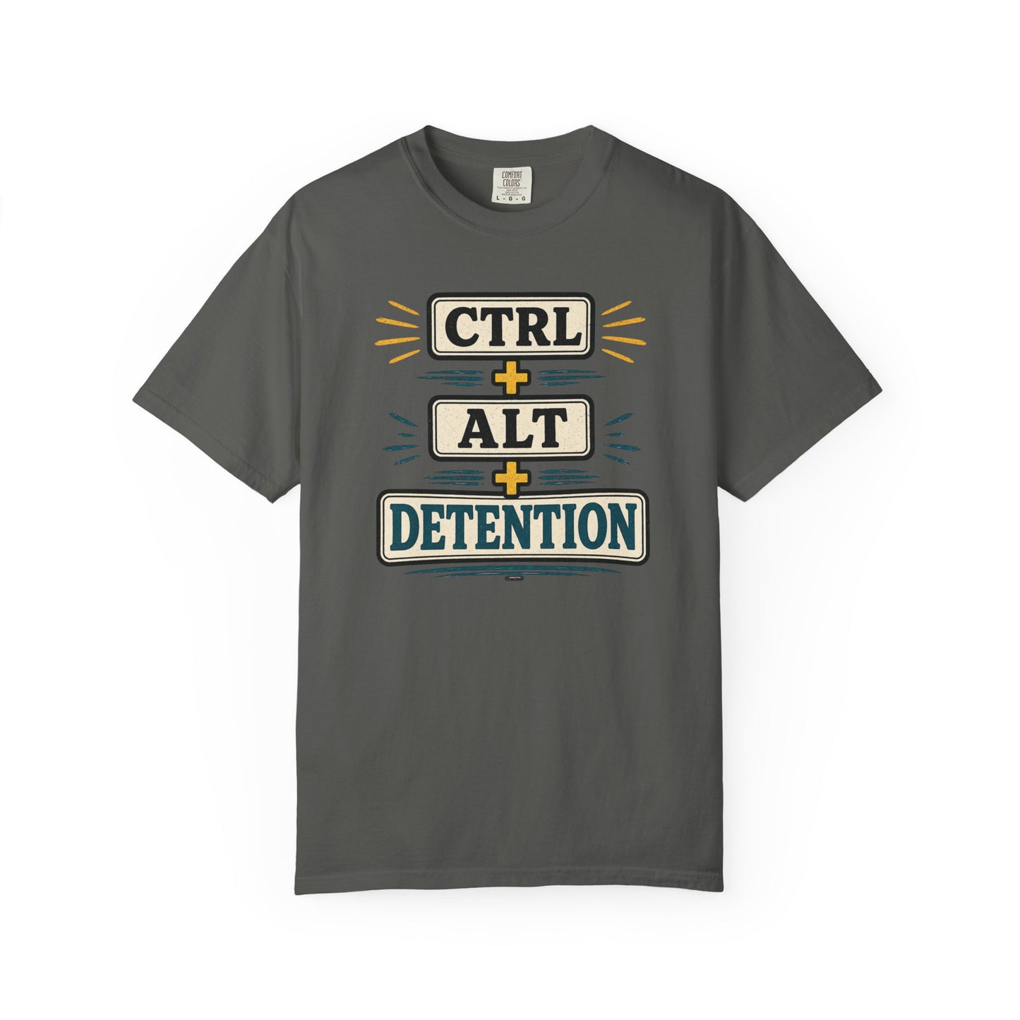 BTS: CTRL + ALT+ DETENTION - Graphic Tee (Teacher / Parent Humor)