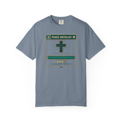 DigitalDivine: Peace Installed Faith Graphic T-Shirt