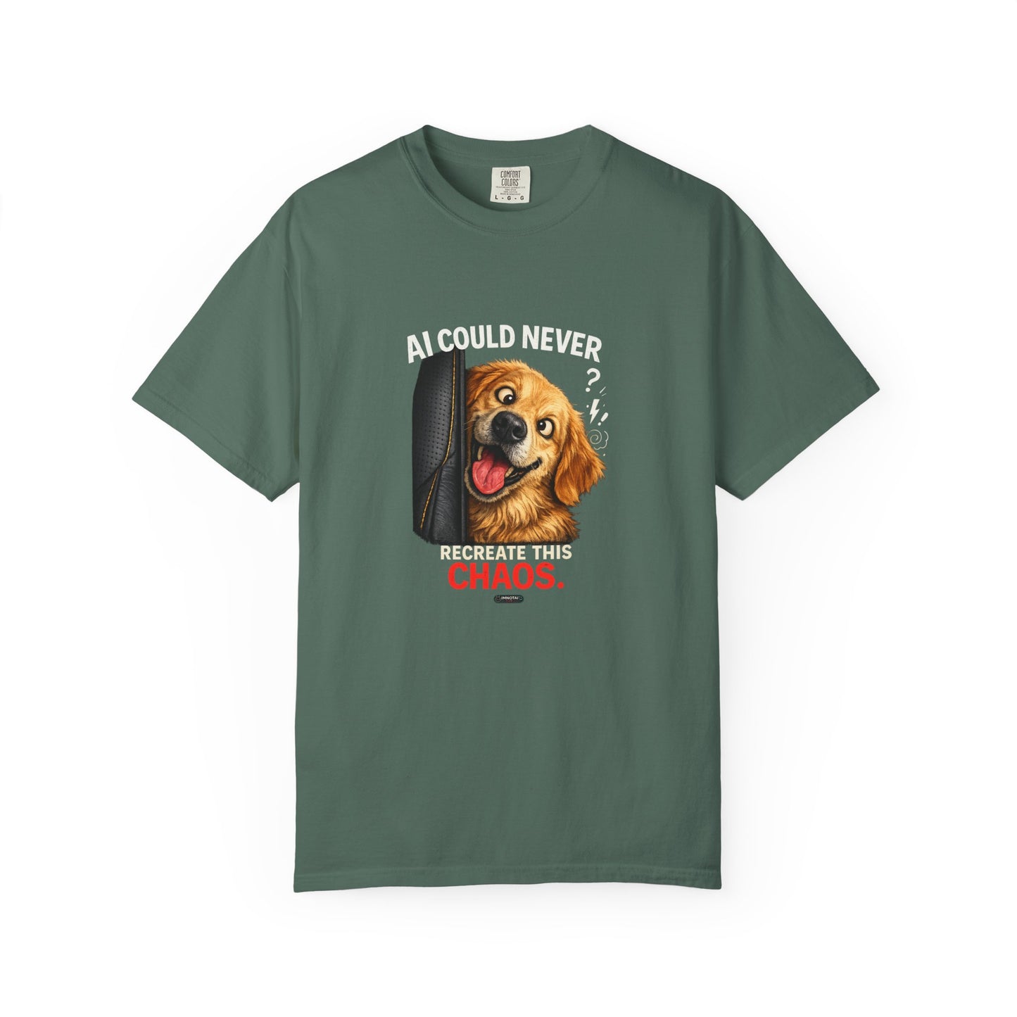 DOG Golden Retriever: AI Could Never Recreate This Chaos T-Shirt