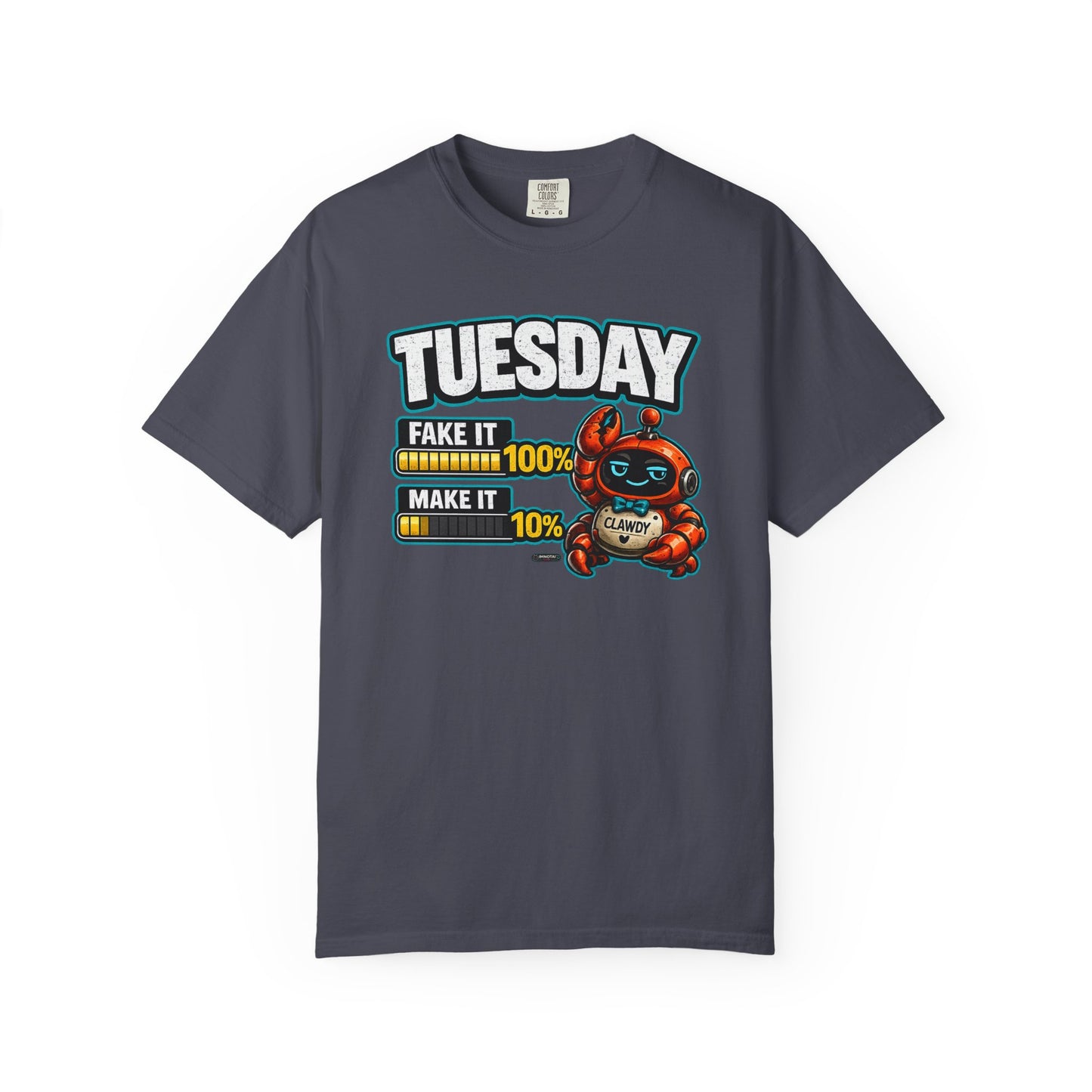 TUESDAY: 100% Fake it. 10% Make it