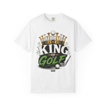 King of Golf T-Shirt — Crowned Golfer Graphic Tee
