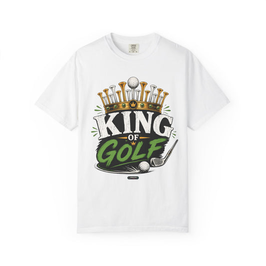 King of Golf T-Shirt — Crowned Golfer Graphic Tee