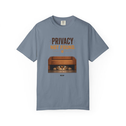 CAT: Privacy Not Found Cat T-Shirt