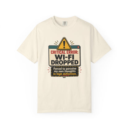 Wi‑Fi Dropped Funny Internet Error Graphic Tee