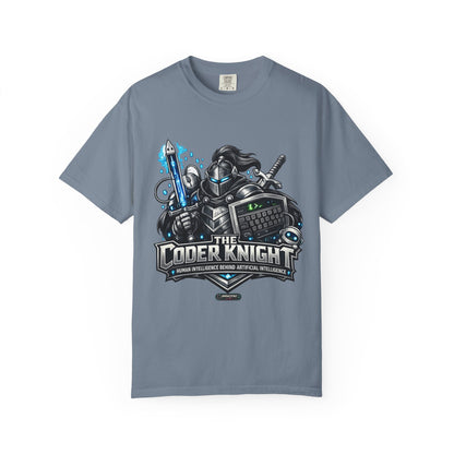 Coder Knight T-Shirt — Gaming & Programmer Graphic Tee