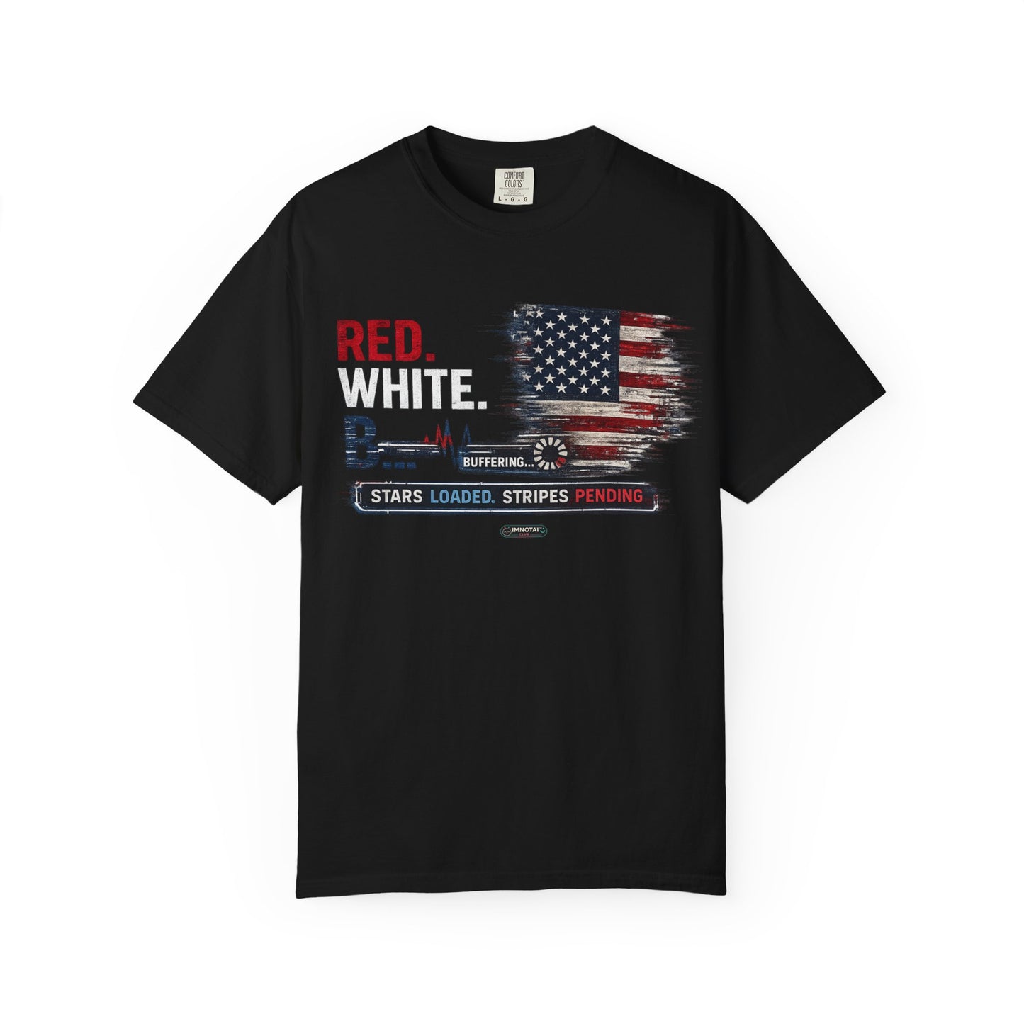 USA Distressed American Flag - Buffering