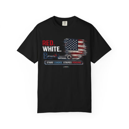 USA Distressed American Flag - Buffering