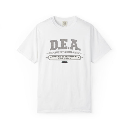 D.E.A. "Desperately Exhausted Artist" Graphic Tee for Creatives