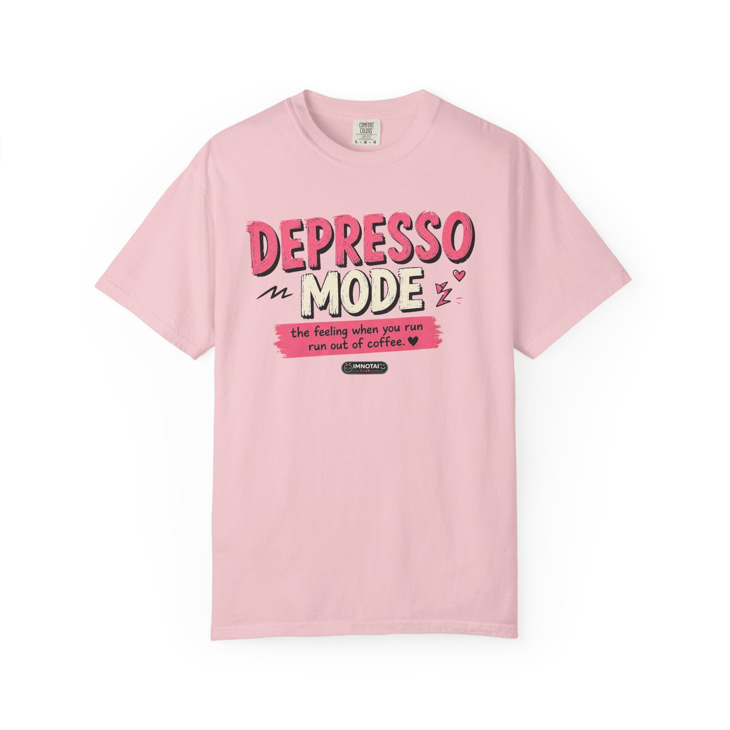 Depresso Mode- The Feeling  When You Run of  Coffee T-Shirt