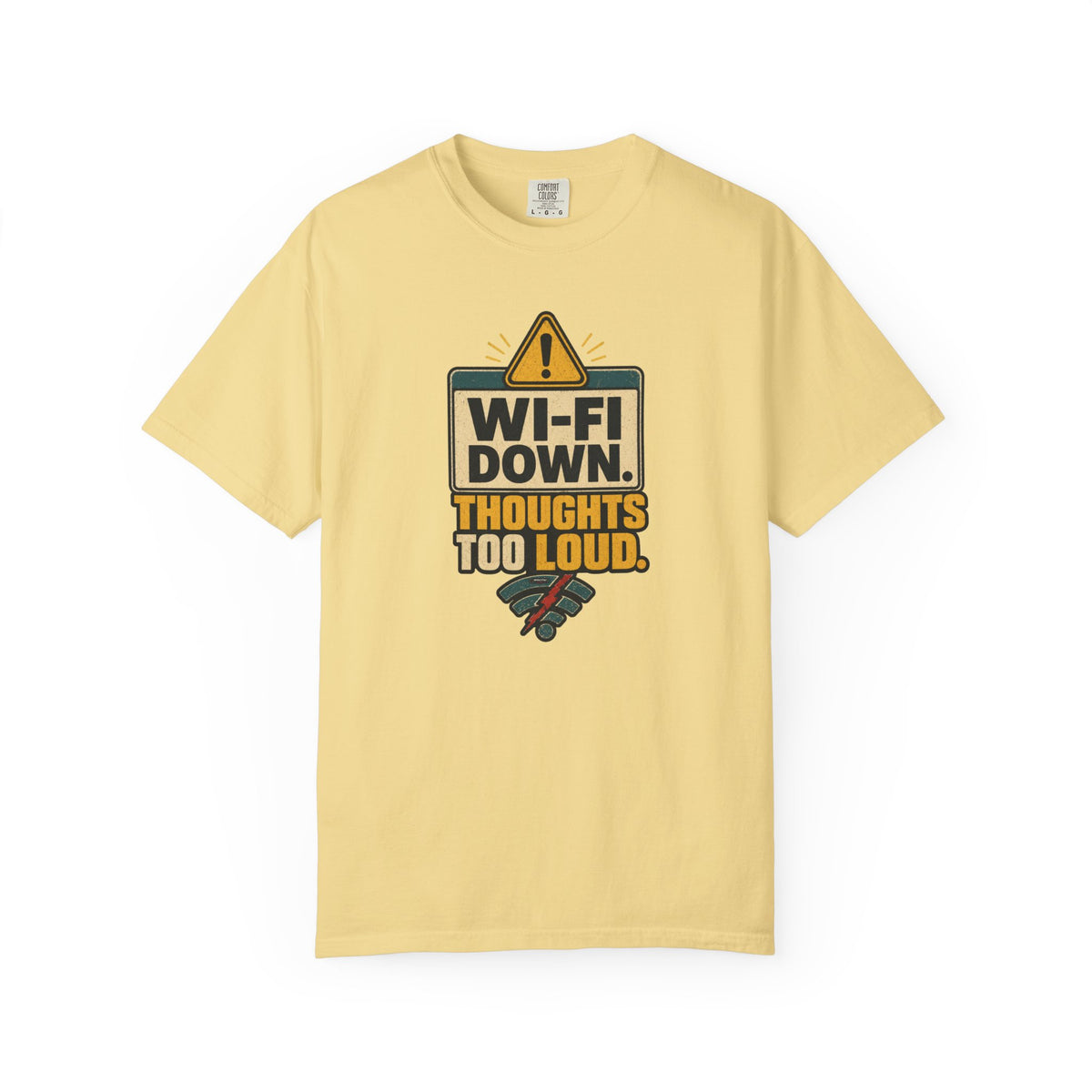 Wi‑Fi Down Funny Internet Error Graphic Tee