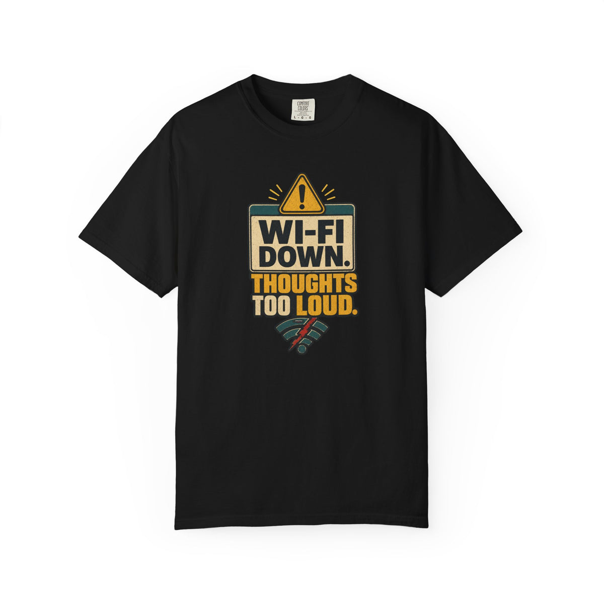 Wi‑Fi Down Funny Internet Error Graphic Tee