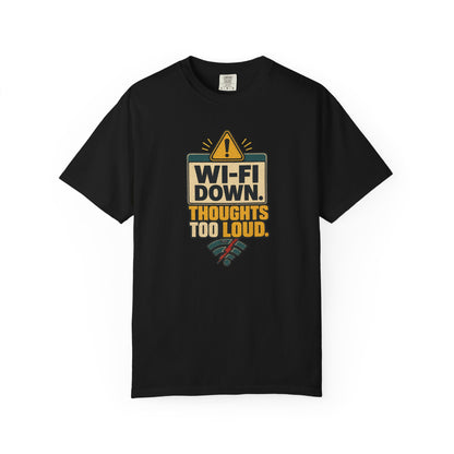 Wi‑Fi Down Funny Internet Error Graphic Tee
