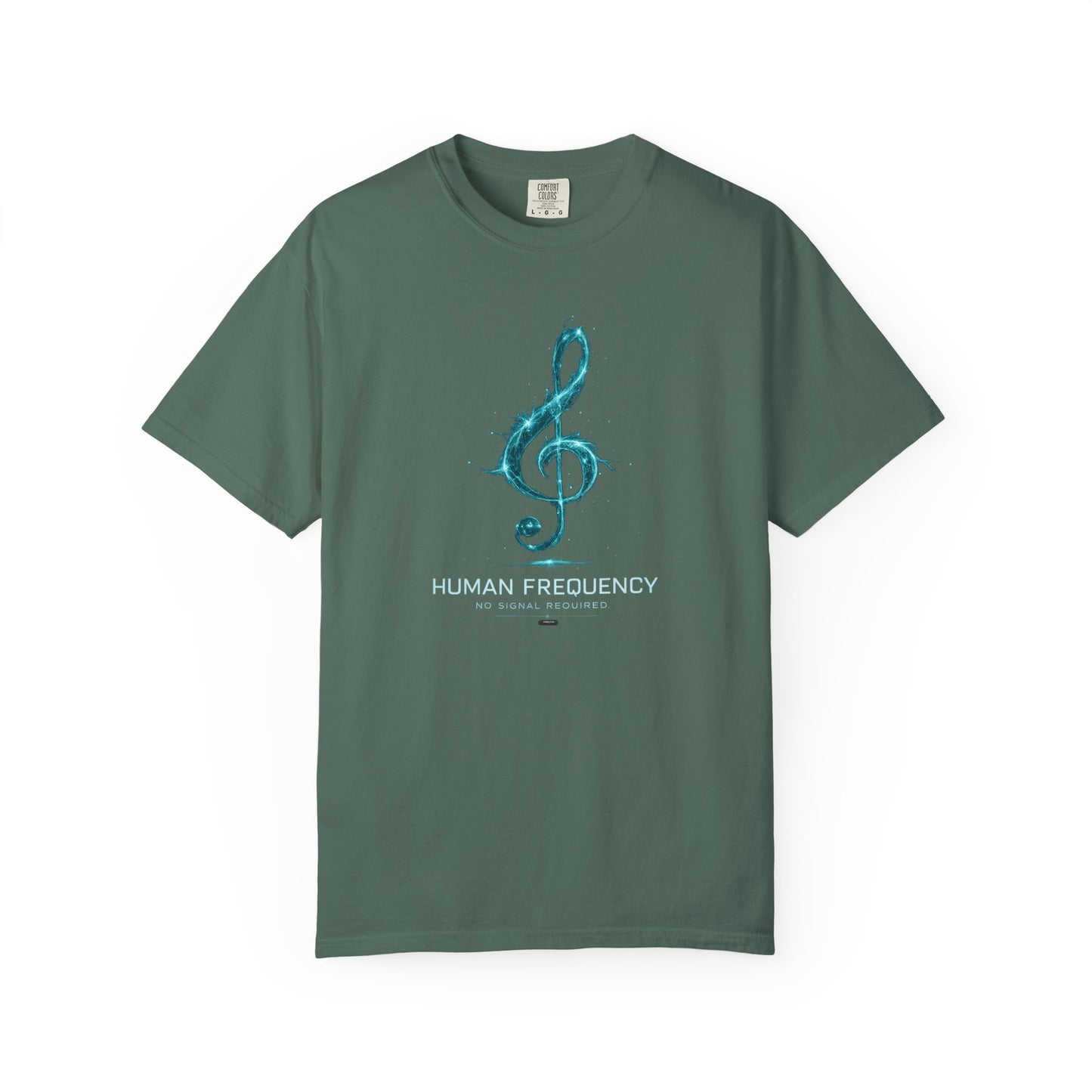 MUSIC: Human Frequency Treble Cleft Graphic T-Shirt