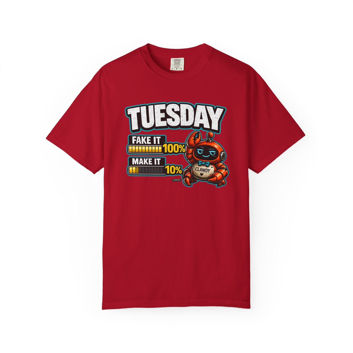 TUESDAY: 100% Fake it. 10% Make it