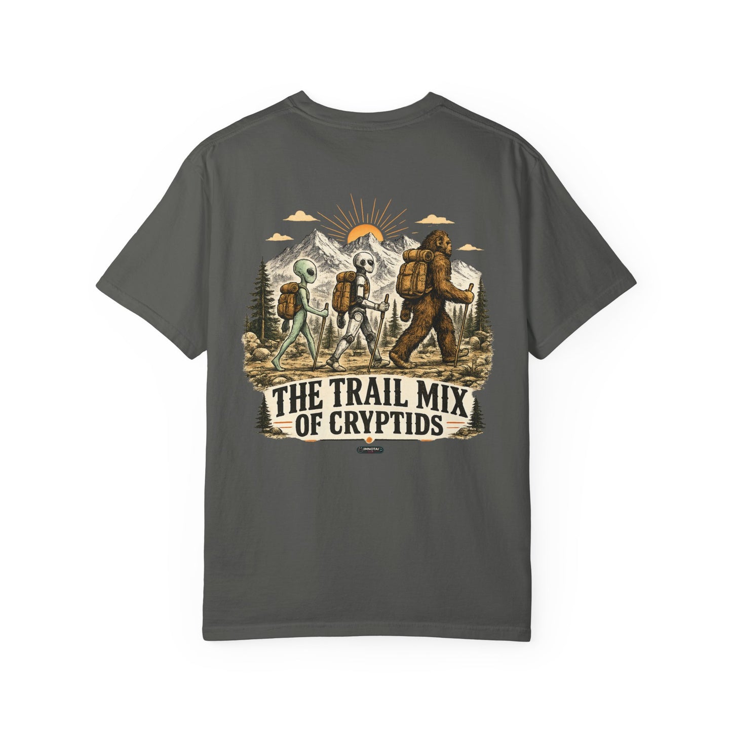 The Trail Mix of Cryptids Hiking T-Shirt