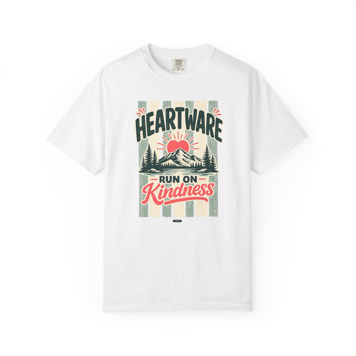 HUMANWARE : HEARTWARE. Run on Kindness. Retro Nature T-Shirt