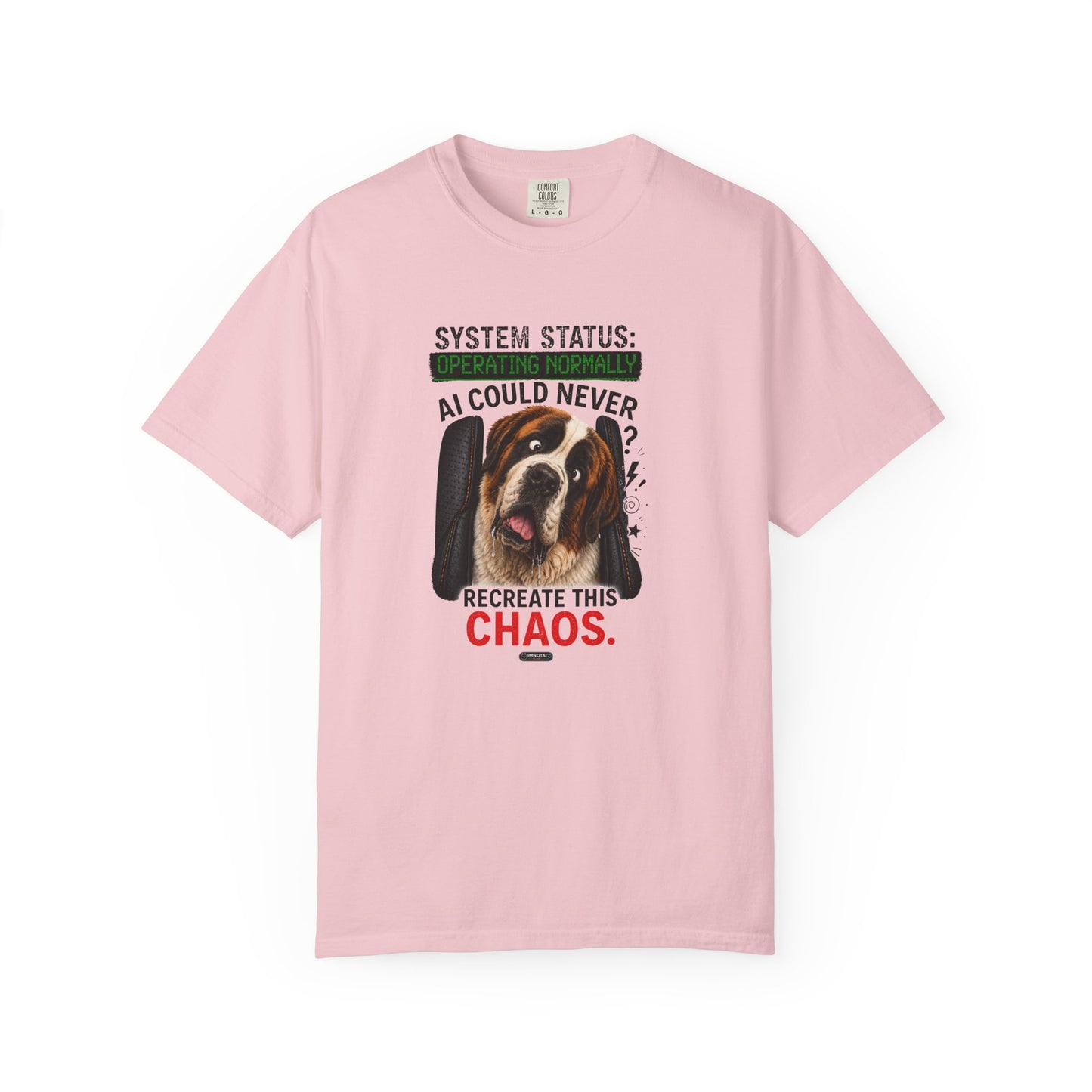 DOG St. Bernard: AI Could Never Recreate This Chaos T-Shirt