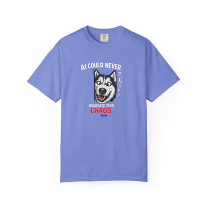 DOG Husky: AI Could Never Recreate This Chaos T-Shirt