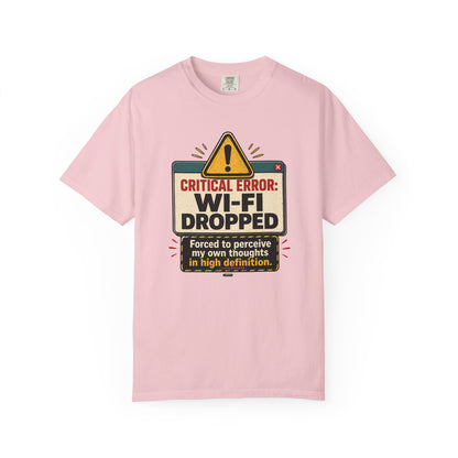 Wi‑Fi Dropped Funny Internet Error Graphic Tee
