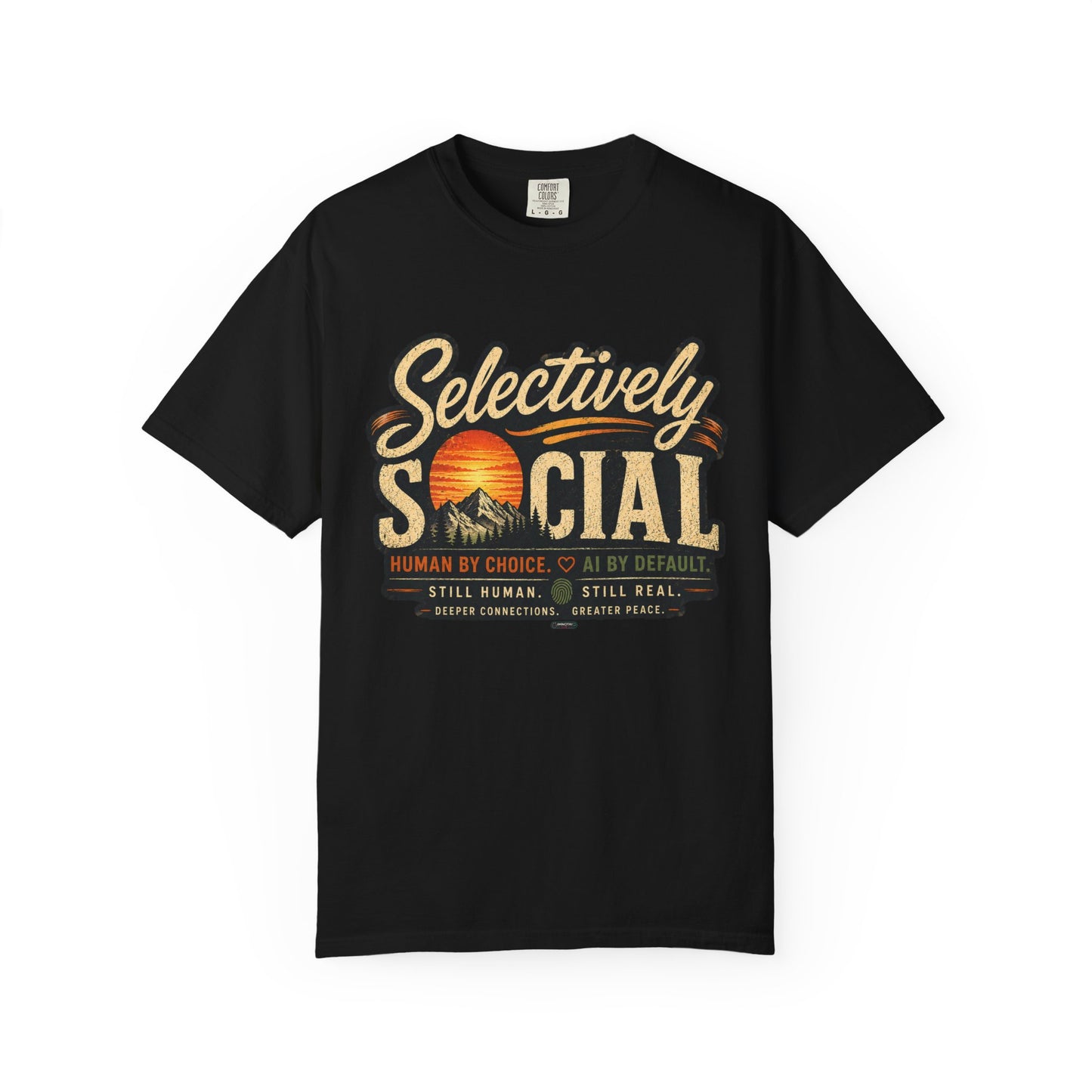 Selectively Social — Vintage Introvert T-Shirt