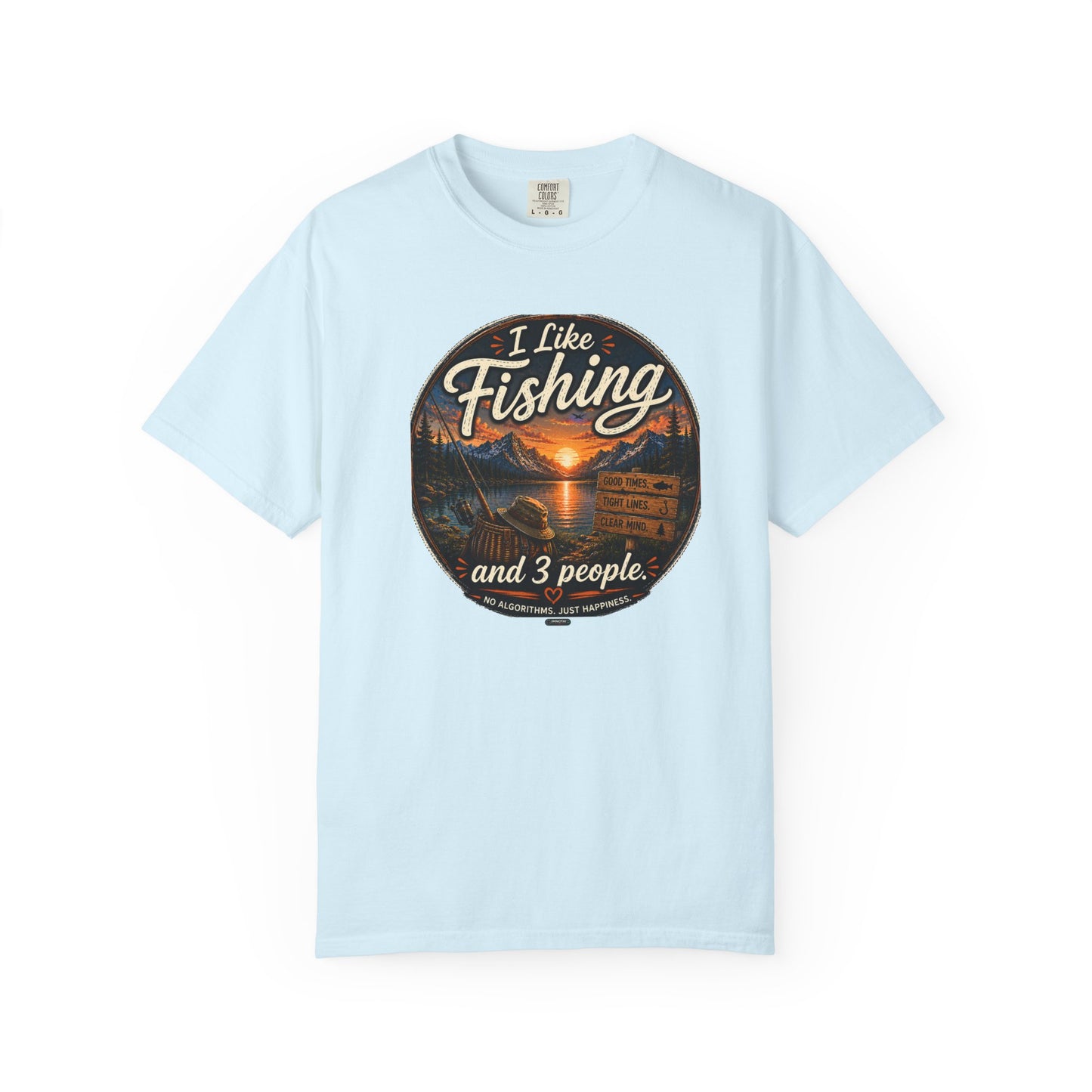 I Like Fishing and 3 People T-shirt
