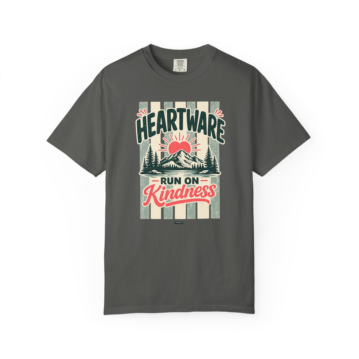 HUMANWARE : HEARTWARE. Run on Kindness. Retro Nature T-Shirt