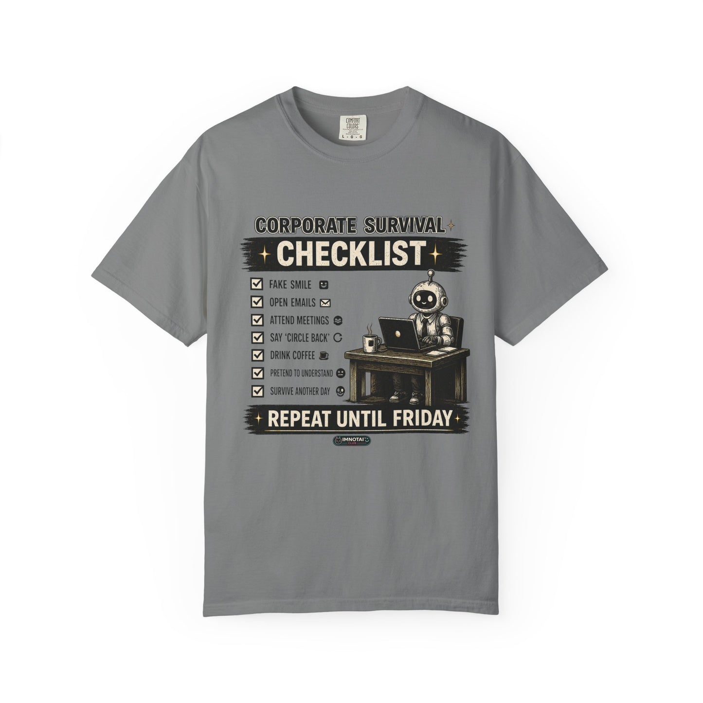 Corporate Survival Checklist T-Shirt