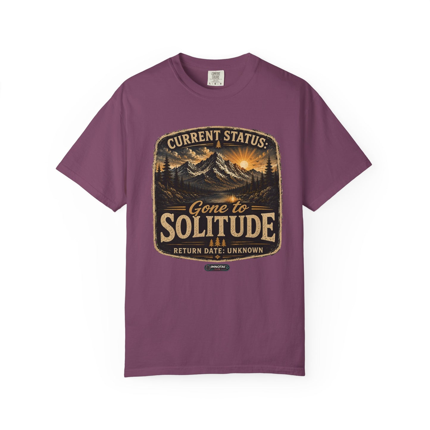 Mountain :Current Status- Gone to Solitude T-Shirt