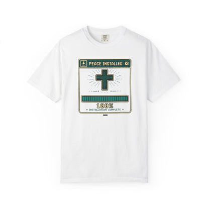 DigitalDivine: Peace Installed Faith Graphic T-Shirt