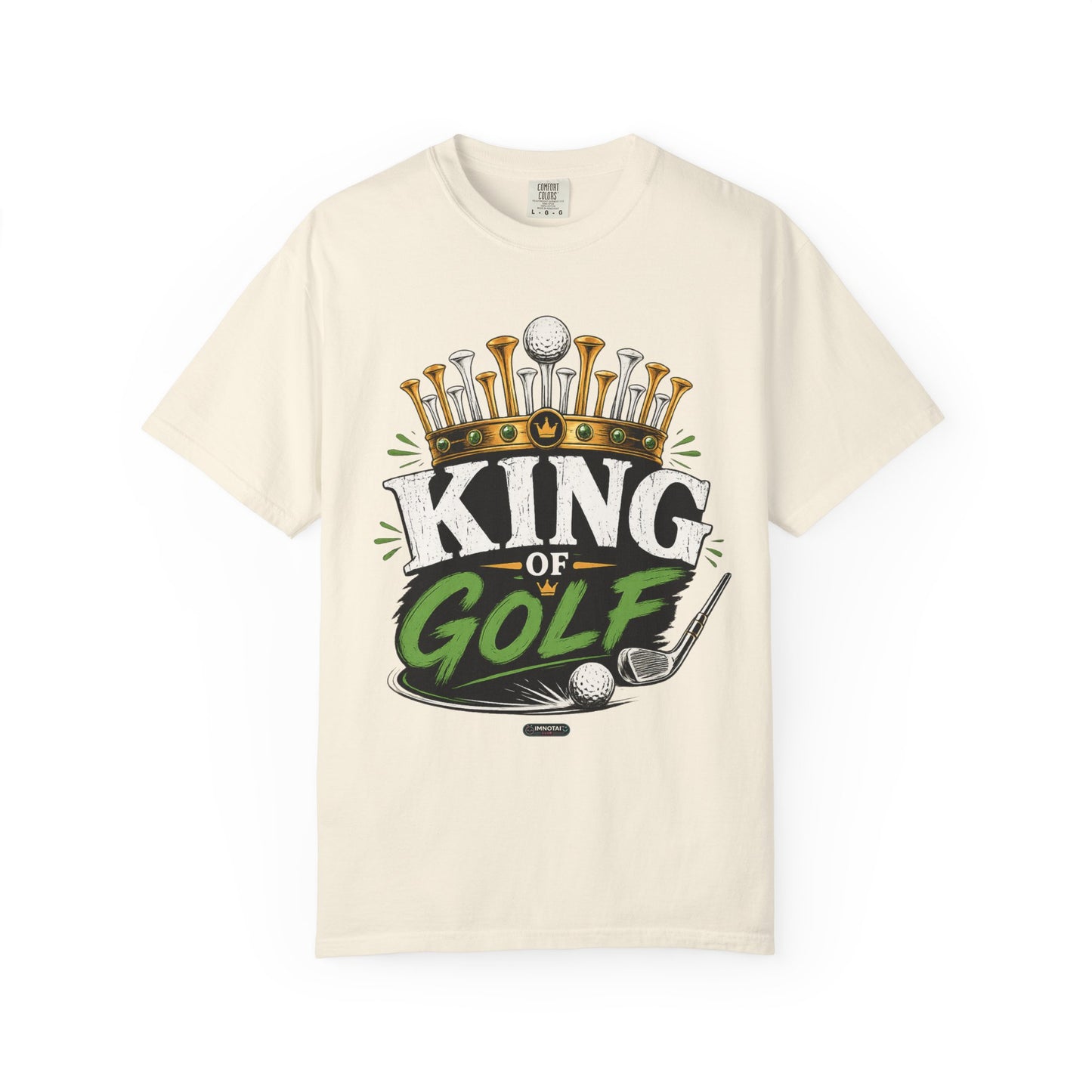 King of Golf T-Shirt — Crowned Golfer Graphic Tee