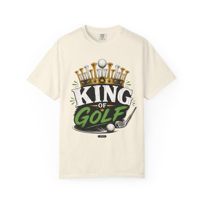 King of Golf T-Shirt — Crowned Golfer Graphic Tee