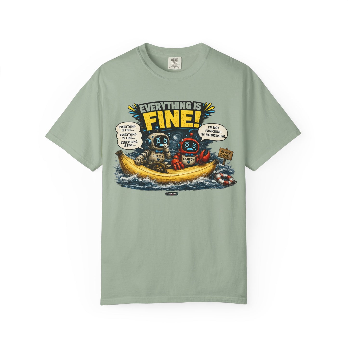 Everything Is Fine! Going Through Hurricane Bananas T-Shirt