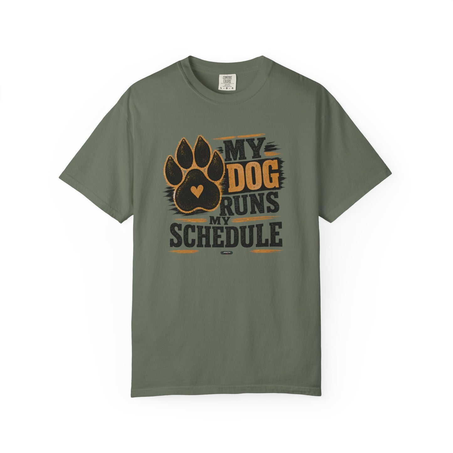 PAWS: My Dog Runs My Schedule T-Shirt