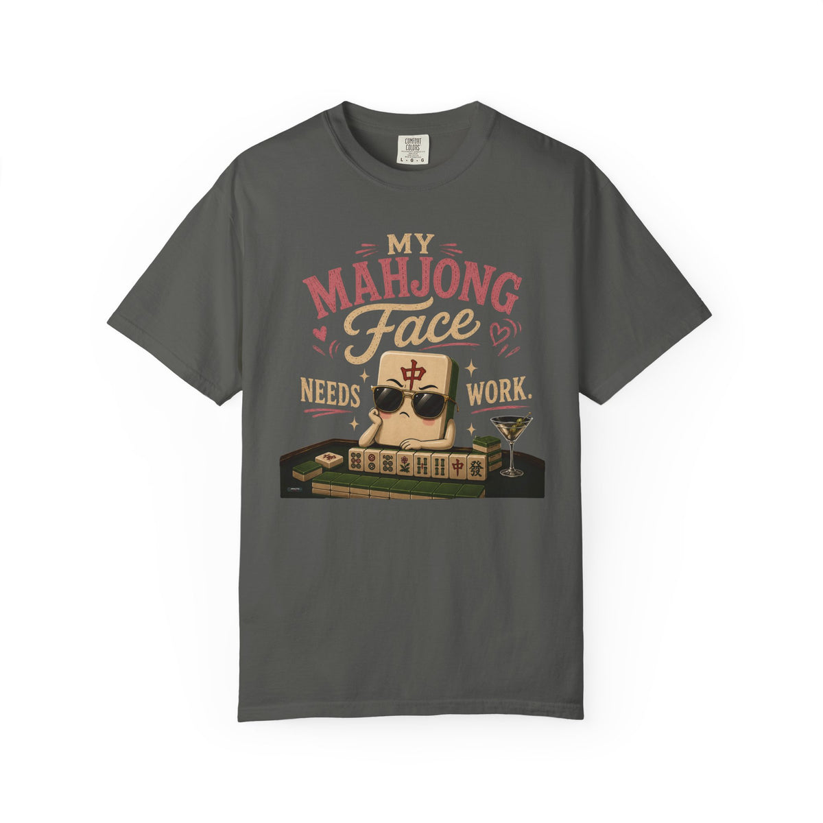 MAHJONG: My Face Need Works  T-Shirt