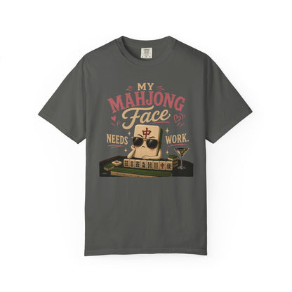 MAHJONG: My Face Need Works  T-Shirt